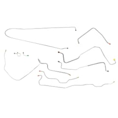 (1971) Brake Line Set - Manual 2wd - Short w/Coil Springs